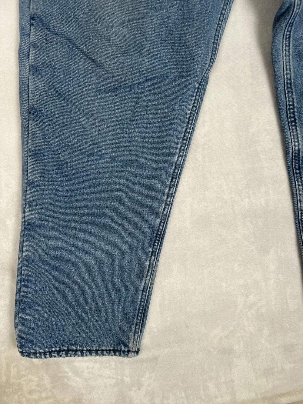 Vintage Carhartt Insulated Lined Denim Jeans Men's Size 40x32 Blue Medium Wash